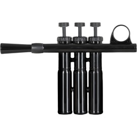 Classic Cantabile MardiBrass Ansatztrainer für Trompete & Flügelhorn – Trainingsgerät für Ansatz, Atmung und Fingerfertigkeit - ABS-Kunststoff – Mobil & realitätsnah zum Üben im Urlaub oder im Auto