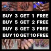 Buy 10 Get 10 Free! [Machine-Made] 24pcs Press-On Nails with
