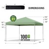10x10 Pop Up Canopy Tent, Outdoor Canopy for Patio with