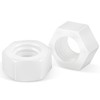 Jeboler Plastic Nuts M10 (Pack of 10), DIN934 Nylon Hex