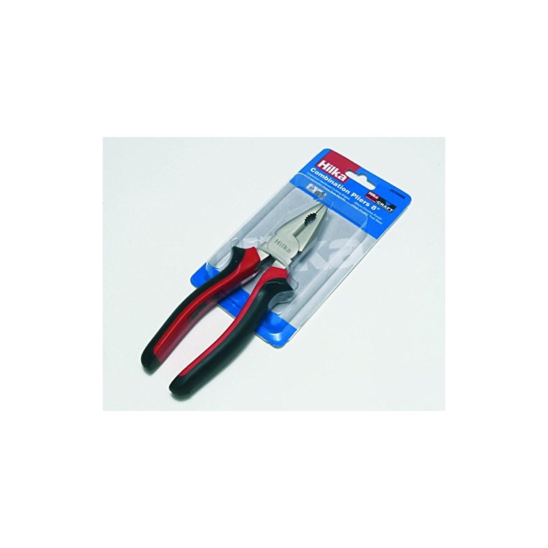Hilka 26700008 8" (200mm) Heavy Duty Combi Pliers, 8-Inch