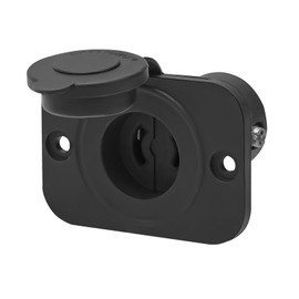 40A Trolling Motor Receptacle for 2 Wire 12-36V Systems for Down Rigger/Fishing Reel/RV Trailer, 10AWG,Waterproof Marine DC Power Connector