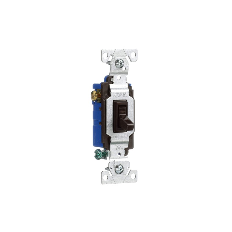 Eaton 1303-7B-SP-L 15-Amp, 120-Volt Standard Grade 3-Way Framed Toggle AC