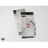 BIKE-label 900025 Warning Sign 3D Sticker Diameter 50 mm Aluminium