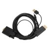 VGA to DP Connector Cable HD Video Converter Cable with