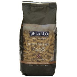 DeLallo Gluten Free Pasta, Fusilli, 12 Ounce