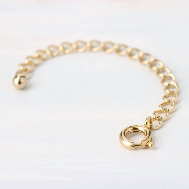 Necklace, Extender, Chain, Gold, 2.4 inches (6 cm), Universal, Made