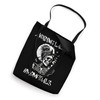 Funny Mom Life Avoiding Laundry Skull Coffee Tote Bag