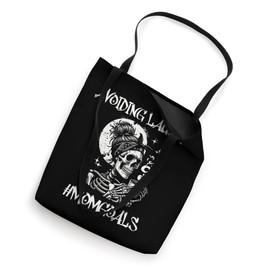 Funny Mom Life Avoiding Laundry Skull Coffee Tote Bag