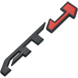 4Pcs AT4 HD Emblem Sierra Letters 3D Side Door Rear Tailgate Badge Sticker Decal NamePlate Replacement for Sierra 1500 2500HD 3500HD Canyon (Gloss Black)