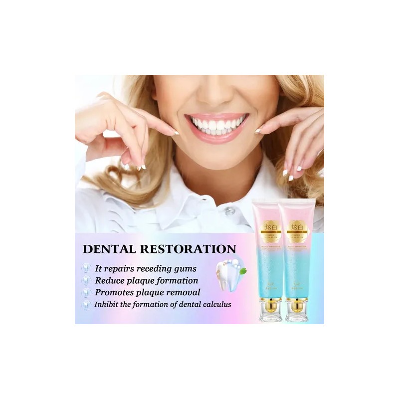 2pcs Niacinamides Intensive White Toothpastes