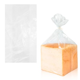 APQ Plastic Bread Bags for Homemade Bread, 6 x 3 x 12 Inch. 100 Pack Open Top Gusseted Plastic Bags for Packaging Products. 0.65 Mil Plastic Bread Storage Bags. Waterproof Loaf Bags for Homemade Bread
