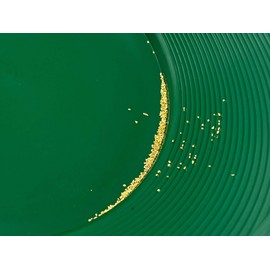16 Piece Gold Panning Kit - Gold Mining Kit with Sluice Box and Bucket Classifiers; Three Gold Pans; Tweezers; Vials; Magnetic Separator and Snifter Bottle Green Kit with Stream Flare