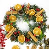 YUNSTK Pack of 67 Christmas Wreaths, Decorative Potpourri Christmas, Christmas
