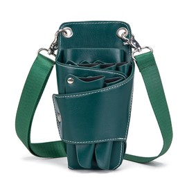 Niaoszhex Hairdresser Belt Bag, Scissor Bag, Barber Tool Bag, Hairdresser Salon Cutting Bag, Hairdresser for Hairdressing Salon, Scissors, Comb Storage (LQ-XT Green)