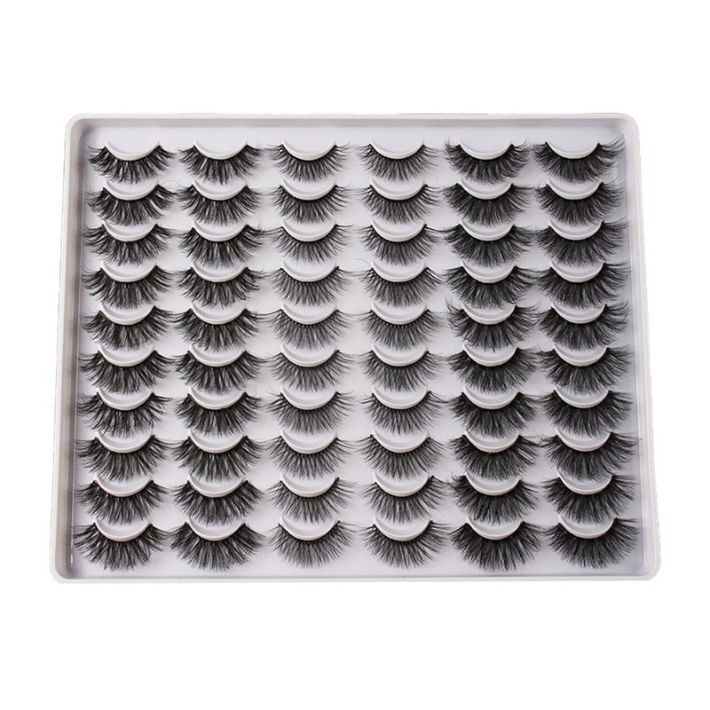30Pair 3D False Eyelash Fashionable Elegant Comfortable Multi Layer Dense