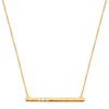 Silpada 'Dotted Line' Pendant Necklace with Crystals in Gold-Plated Sterling