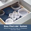 Rubbermaid Easy Find Lids® Food Storage Containers with Vented Lids,