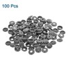 Sourcing Map 100Pcs Dark Grey PVC Screw Caps, 4.5mm ID,