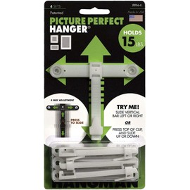 Hangman PPH-4 Picture Perfect Hanger, the 4 way fully adjustable picture hanger.