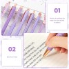 11 Pzs Lapiceros Diamante Bolígrafos Brillo Pluma Exterior Violeta