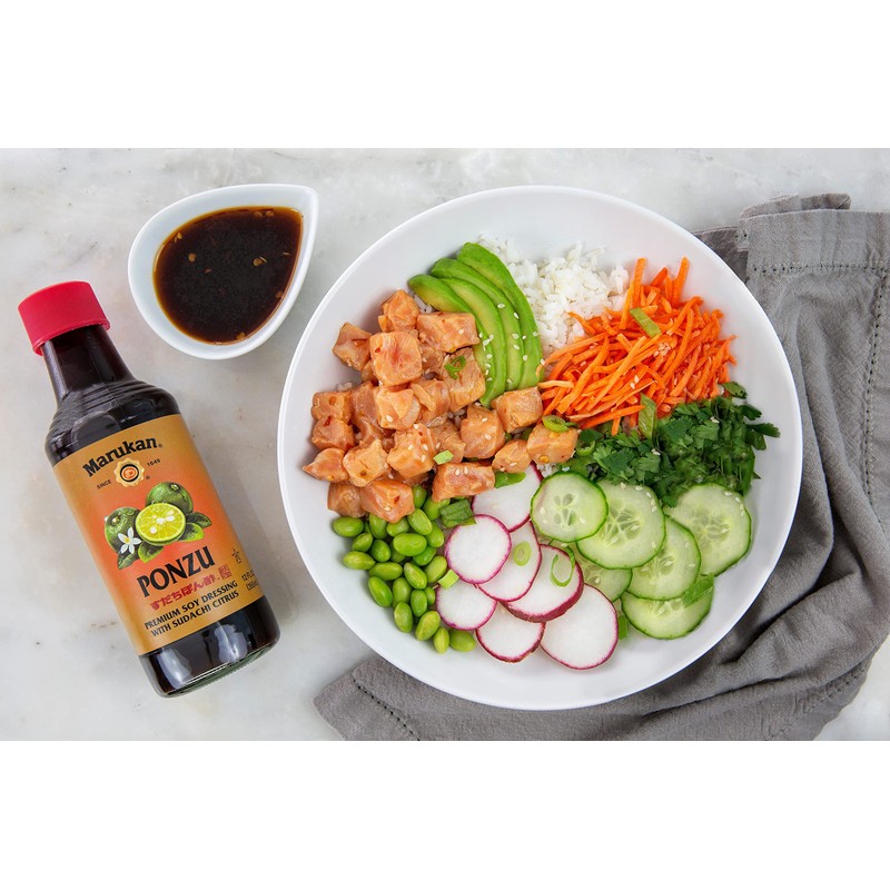 Marukan Ponzu Sudachi Soy Citrus Dressing (brown label), 12 Ounce
