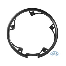 X AUTOHAUX 48 Teeth 10cm 5 Holes Bicycle Bike Crankset Chain Wheel Cover Protection Chain Wheel Protective Cover Black