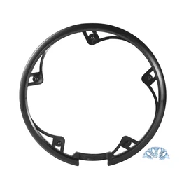 X AUTOHAUX 48 Teeth 10cm 5 Holes Bicycle Bike Crankset Chain Wheel Cover Protection Chain Wheel Protective Cover Black