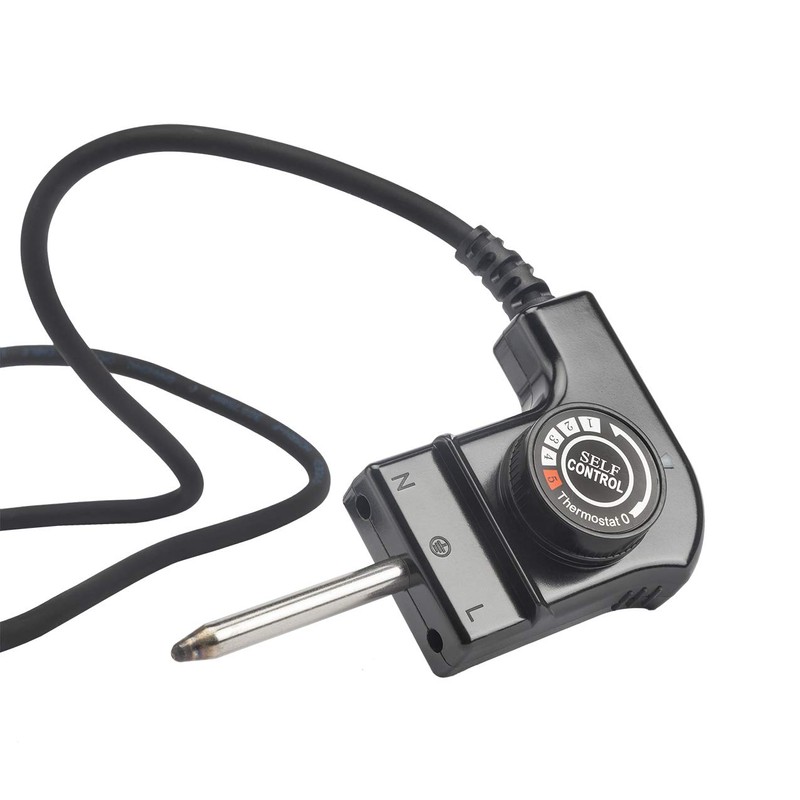 MIRTUX Grill Plate Cable with Thermostat for Cecotec Black &