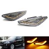 RZG 2x Clear Lens Side Indicator Amber LED Marker Repeater