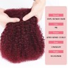 16 Inch Afro Kinkys Curly Human Hair Bulk for Permanent