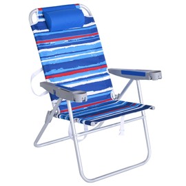 SUNNYFEEL Tall Folding Beach Chair Lightweight, Portable Sand Chair for Adults Heavy Duty 500 LBS with Cup Holders, Foldable High Camping Lawn Chairs for Camp/Outdoor/Picnic/Concert/Sports