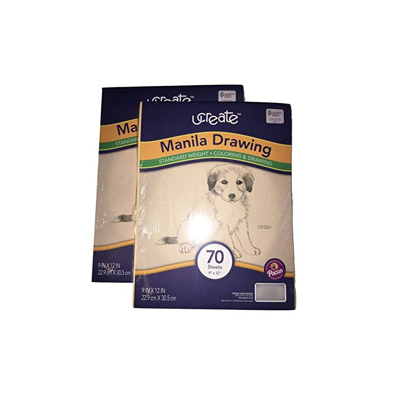 Ucreate Manila Drawing Paper Two Packs