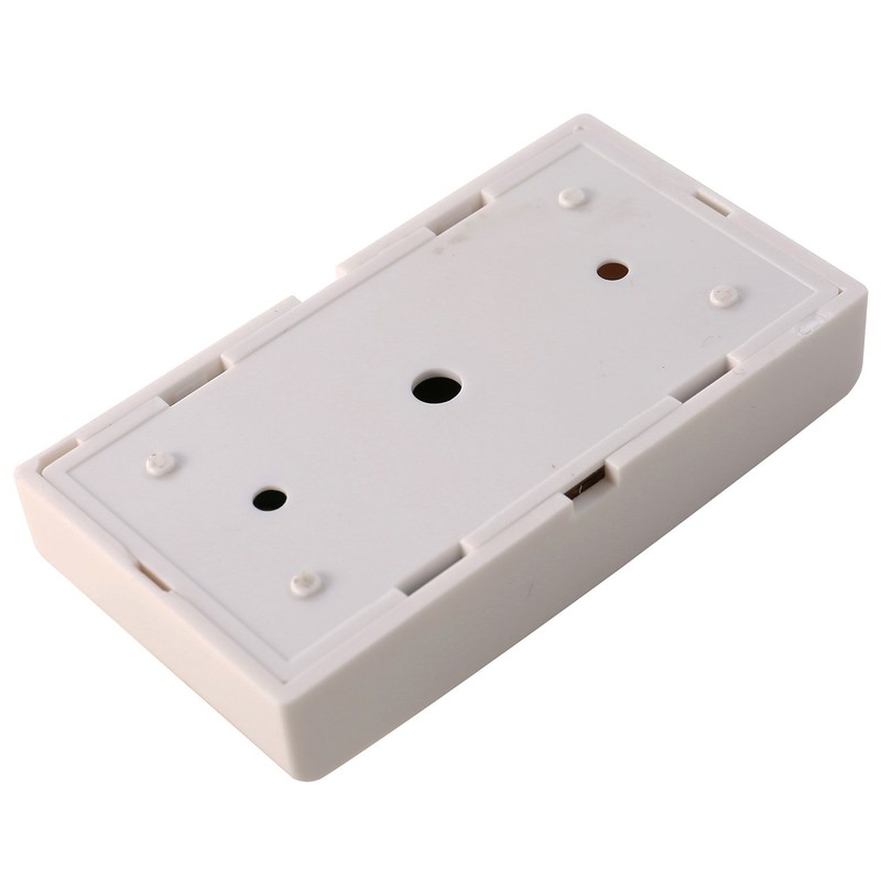 HWMATE White Plastic Door Exit Push Button Panel with NO/NC/COM