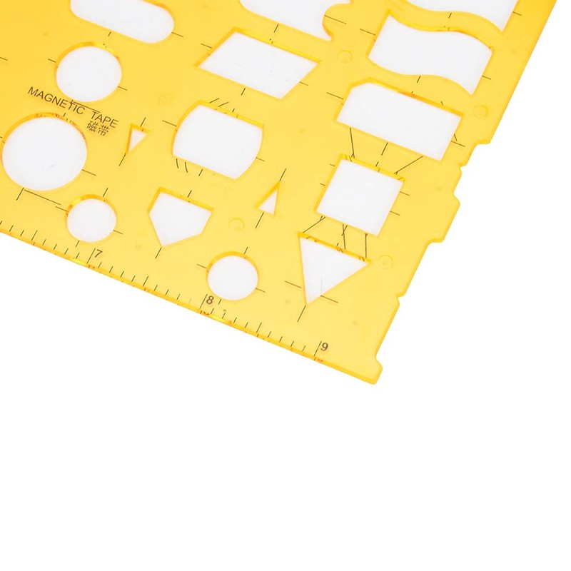 CYSFETENA High Quality Measuring Tool Measuring Stencils, Multifunctional Drawing Stencils,