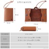 Zario Grande ZAG-206T Tissue Cover, Genuine Leather, Leather with Strap,