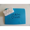 Queen stamp for soap pottery and polymer clay