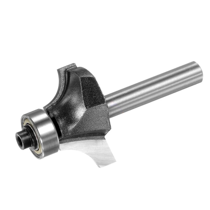 sourcing map Roundover Router Bit 1/4 Shank 5/16" Radius Carbide