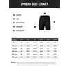 JMIERR Men's Waffle Shorts Summer Leisure Stretch Elastic Waist with