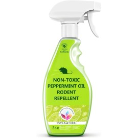 GARDENIX DECOR All Natural Peppermint Oil Spray, Non-Toxic Rat Repellent to Repel Mice and Rats