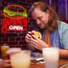 BNEMCEZH Burger Open Neon Sign Dimmable Delicious Hamburger LED Light