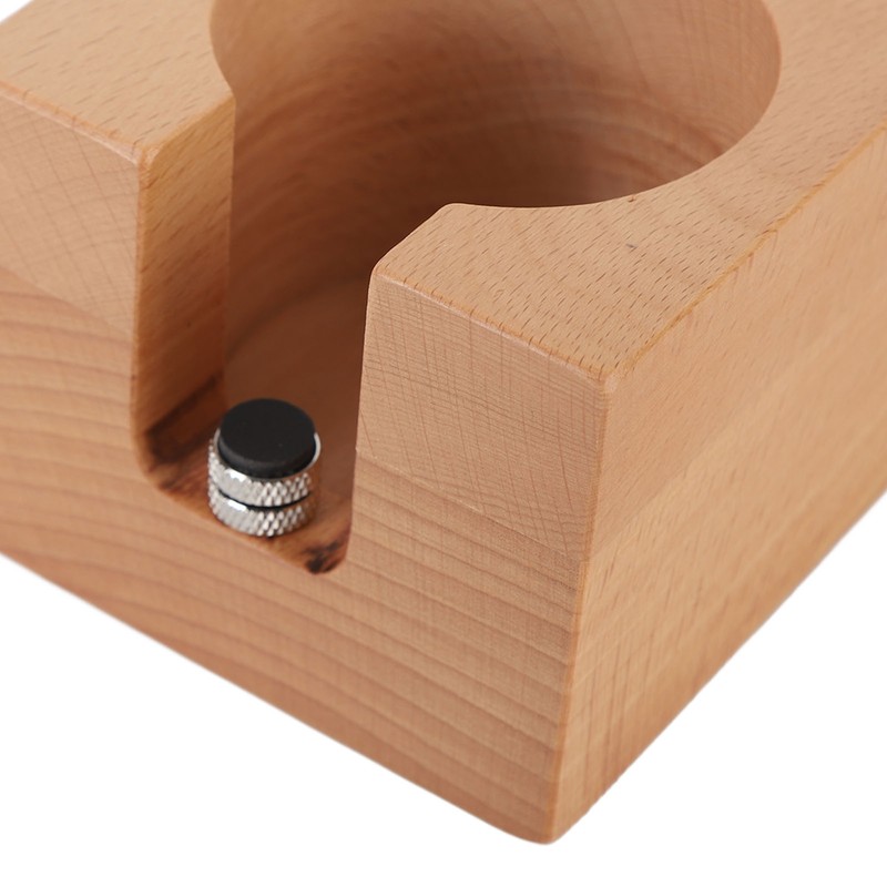 Wood Coffee Filter Tamper Holder Wooden Coffee Tamper Mat Stand