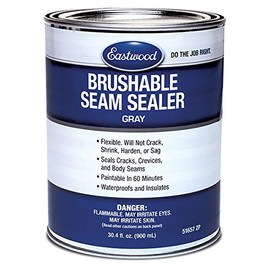 Eastwood Flexible Insulated Waterproof Brush on Seam Sealer Floor Trunk Fender 30.4 oz