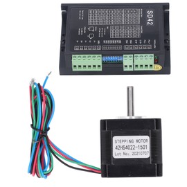 Step Motor Adjustable Silicon Steel Motor Rotor with Driver for 2 Phase Printer Engraving Machine