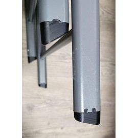 Generic Lifetime Folding Chair Replacement Foot Caps (Set of 4), Black