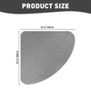 Corner Shower Mat Non Slip: 60 x 60 cm Loofah