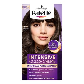 Palette Tinte para cabello color creme, castano claro 5-0