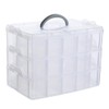 MaT store Beyblade Storage Case, Clear Case, Parts, Stadium, Transparent,