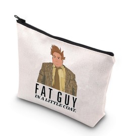 WCGXKO Movie Themed Gift Movie Gift 1990s Comedian Makeup Zipper Pouch Bag for Fans (Little Coat CA)