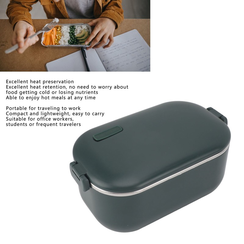 Electric Lunch Box Water Free Fast Efficient 360 Degree Even